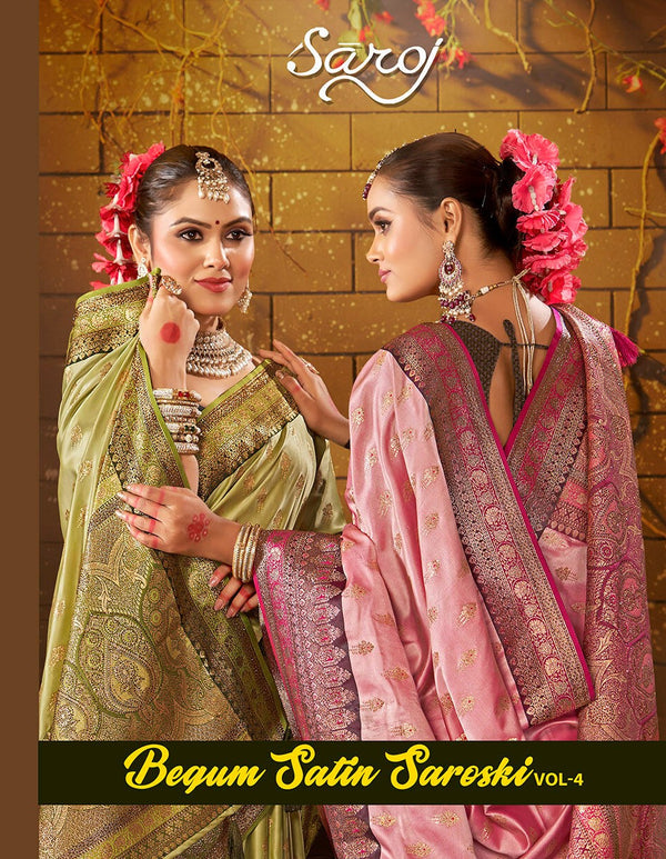 BEGUM SATIN SAROVSKI VOL-4 (6 PCS)