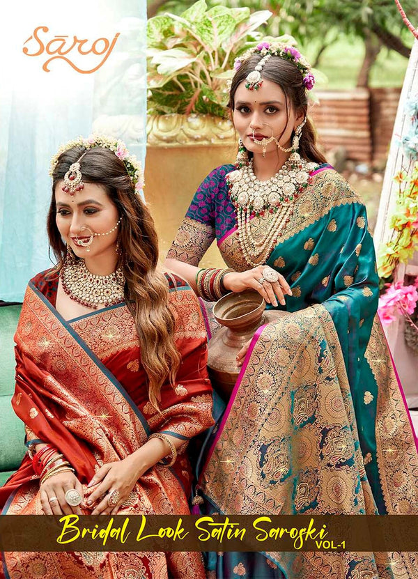 BRIDAL LOOK SATIN SAROSKI VOL-1 (5 PCS)