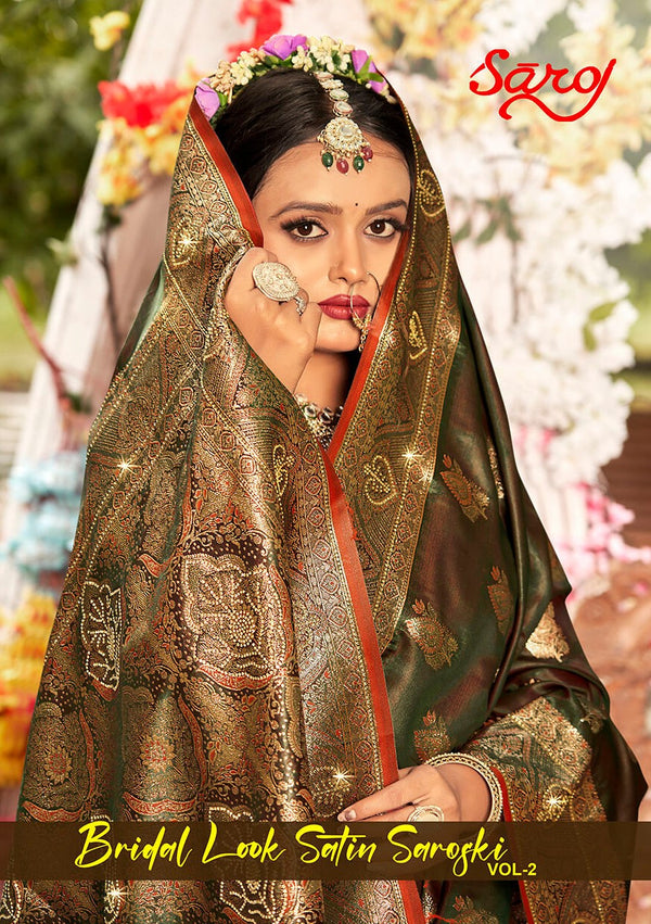 BRIDAL LOOK SATIN SAROSKI VOL-2 (5 PCS)