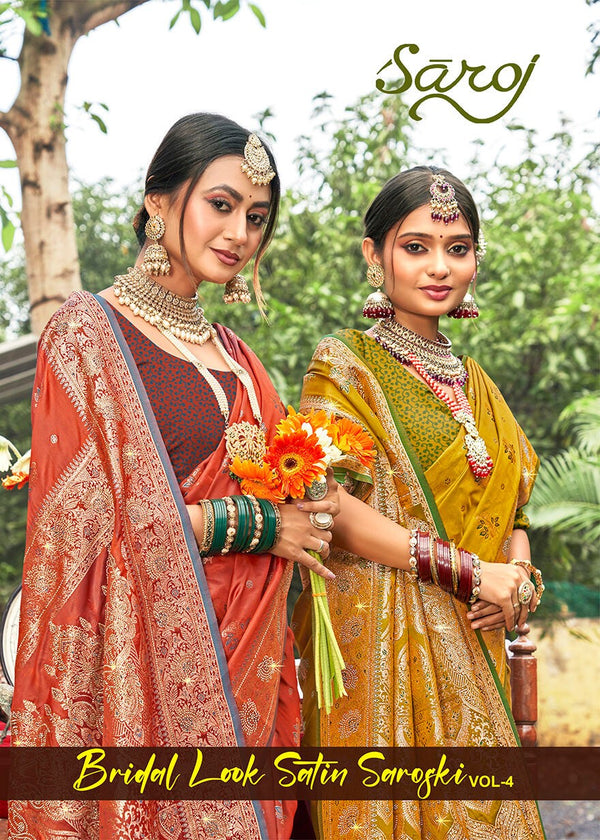 BRIDAL LOOK SATIN SAROSKI VOL-4 (5 PCS)