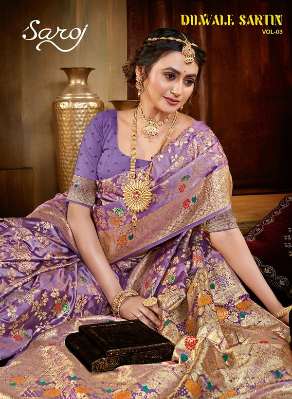 DILWALE SATIN SILK VOL-3 (4 PCS)