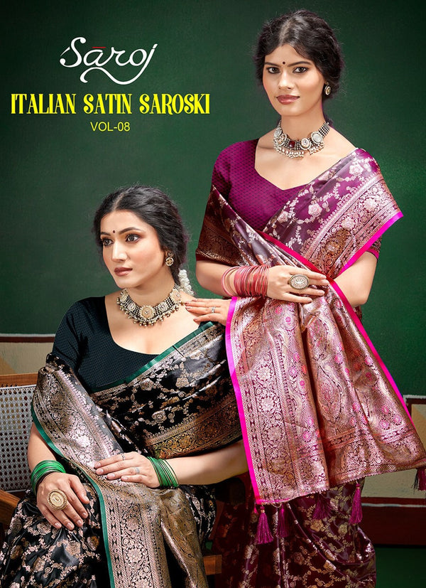 ITALIAN SATIN SAROSKI VOL-8 (6 PCS)