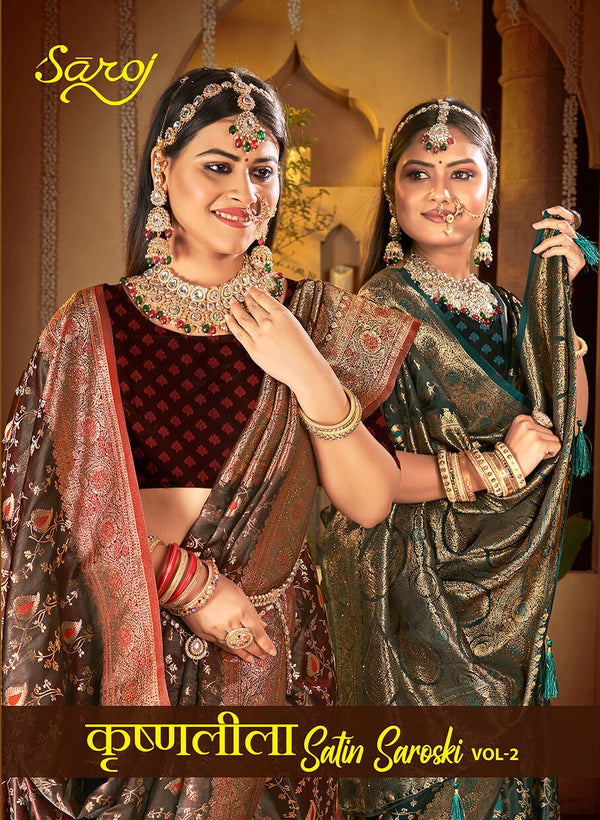 KRISHNALEELA SATIN VOL-2 (6 PCS)