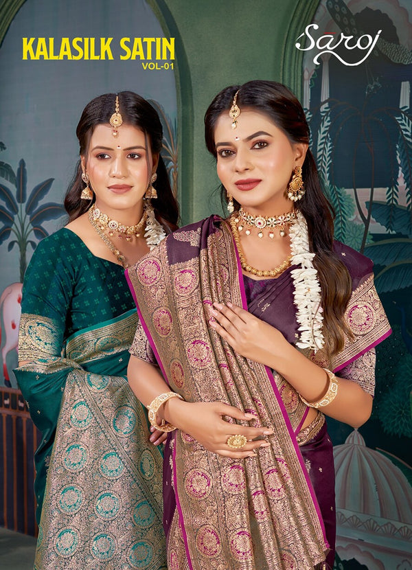 KALA SATIN SILK VOL-1 (5 PCS)