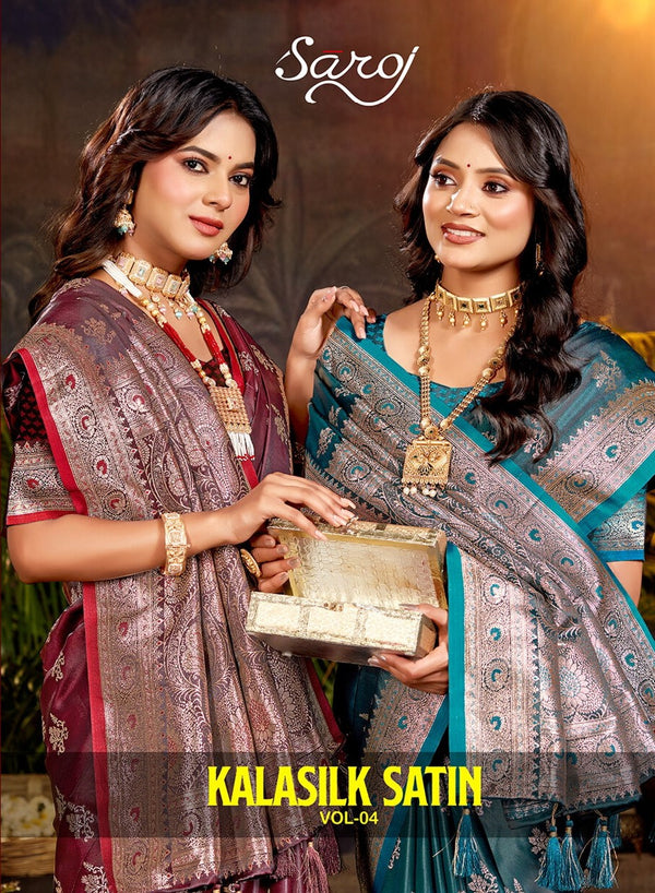 KALA SATIN SILK VOL-4 (5 PCS)