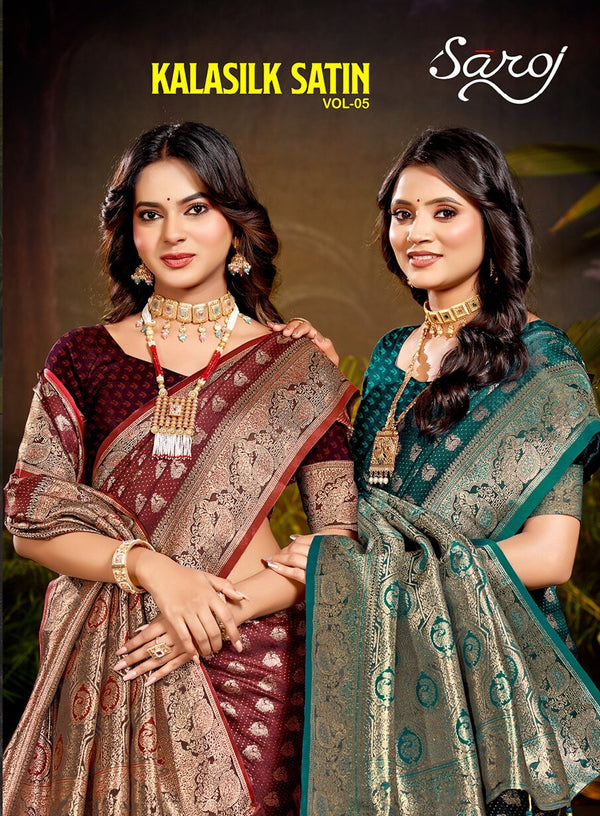 KALA SATIN SILK VOL-5 (5 PCS)