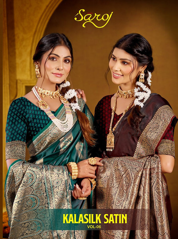 KALA SATIN SILK VOL-6 (5 PCS)