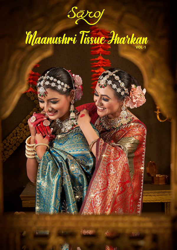 MAANUSHRI TISSUE JHARKAN VOL-1 (6 PCS)