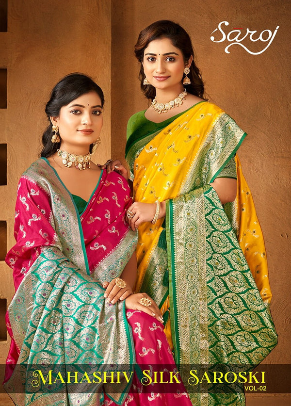 MAHASHIV SILK SWAROVSKI VOL-2 (6 PCS)