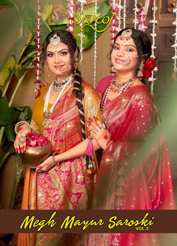 MEGH MAYUR SAROSKI VOL-2 (6 PCS)