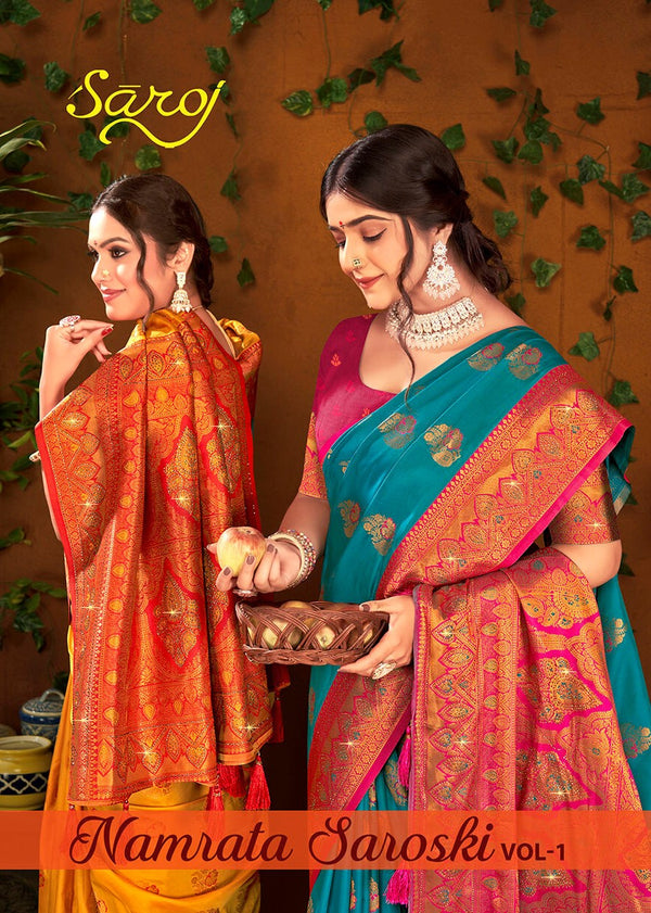 NAMRATA SILK SWAROVSKI VOL-1 (6 PCS)