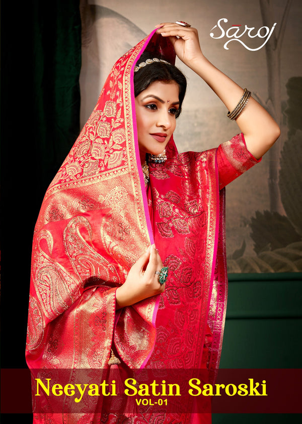 NEEYATI SATIN SAROSKI VOL-1 (4 PCS)