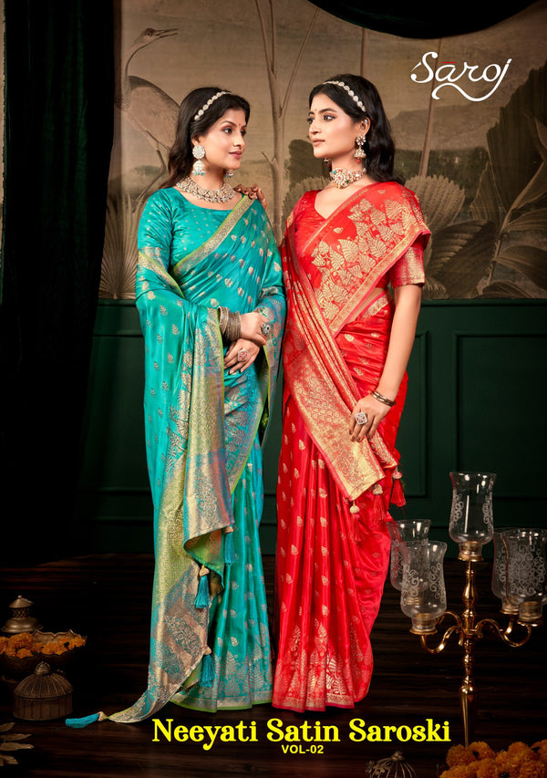 NEEYATI SATIN SAROSKI VOL-2 (4 PCS)