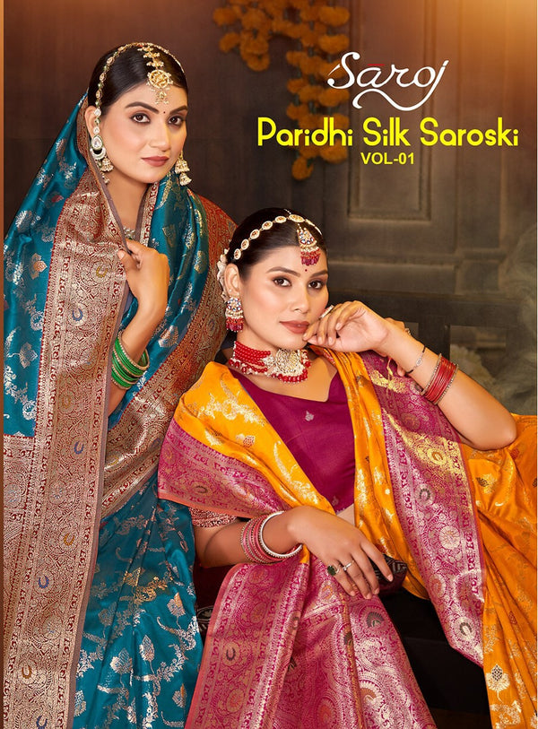 PARIDHI SILK SAROSKI VOL-1 (6 PCS)