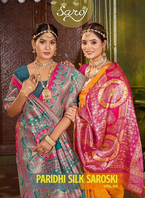 PARIDHI SILK SAROSKI VOL-5 (6 PCS)