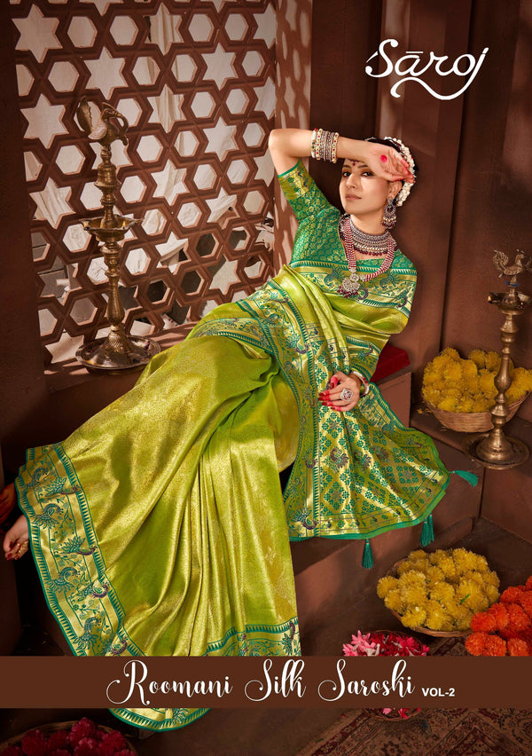 ROOMANI SILK SAROVSKI VOL-2 (6 PCS)