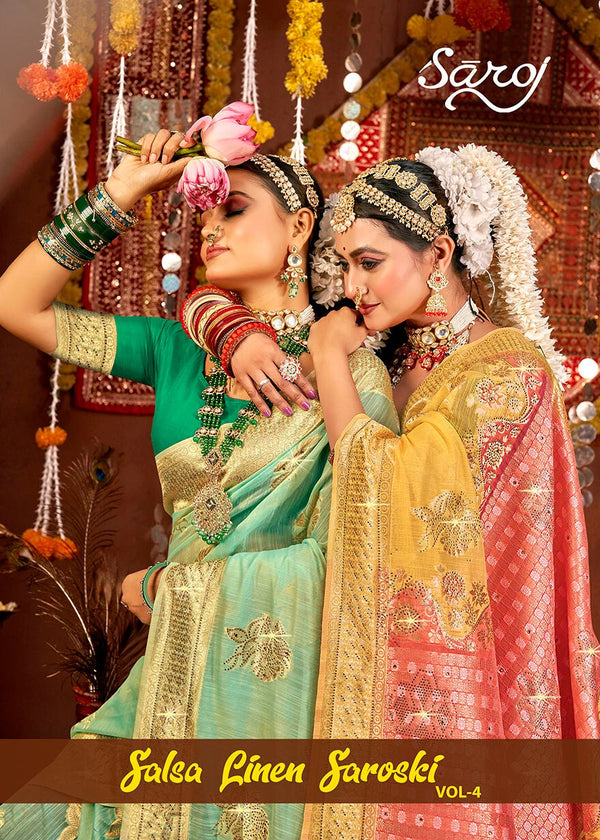SALSA LINEN SAROSKI VOL-4 (6 PCS)