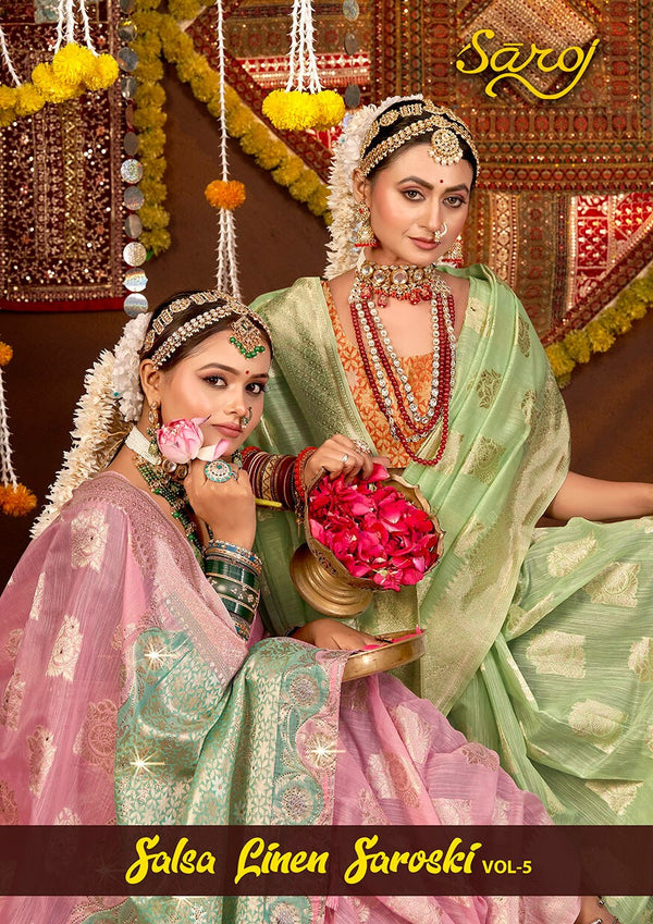 SALSA LINEN SAROSKI VOL-5 (6 PCS)