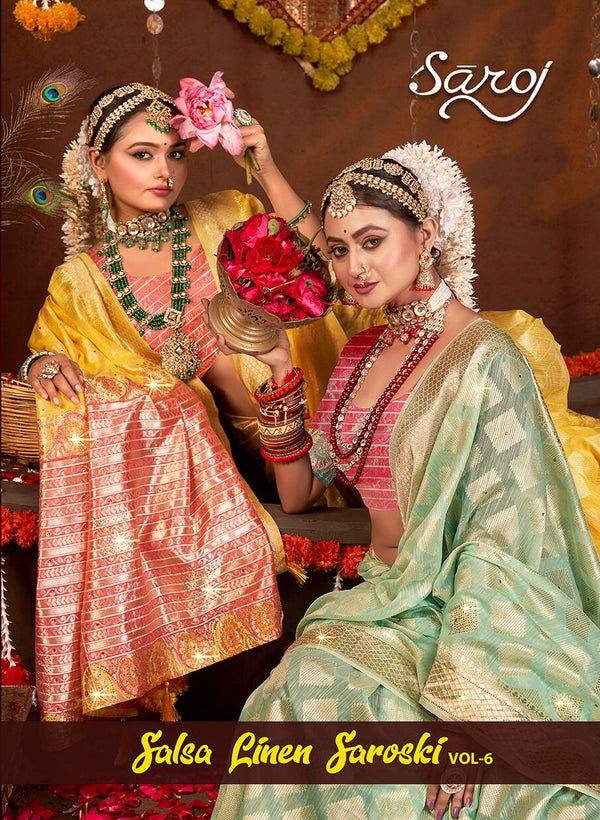 SALSA LINEN SAROSKI VOL-6 (6 PCS)