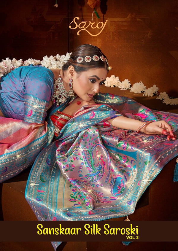 SANSKAAR SILK SWAROVSKI VOL-2 (6 PCS)