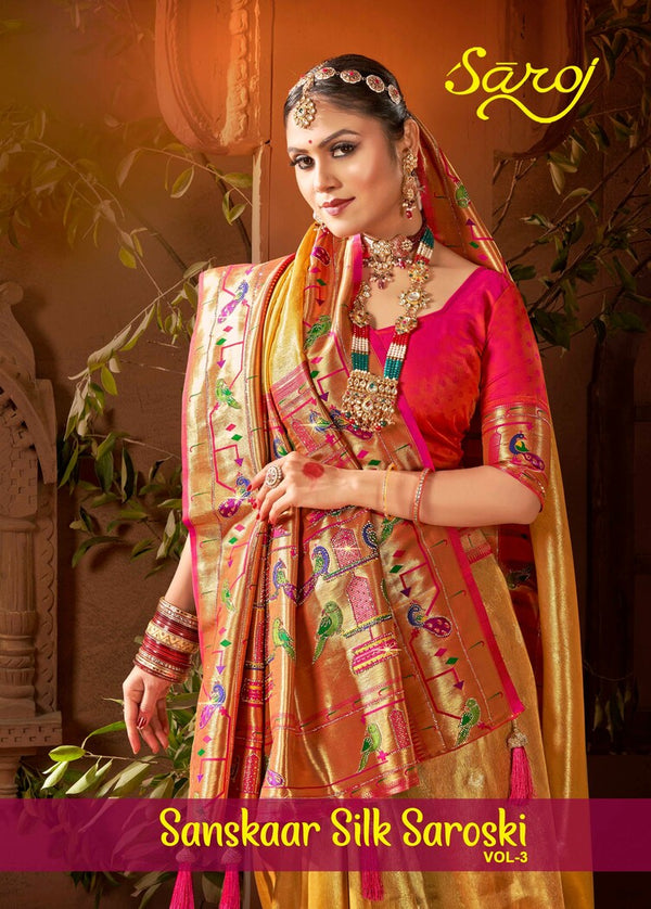 SANSKAAR SILK SWAROVSKI VOL-3 (6 PCS)