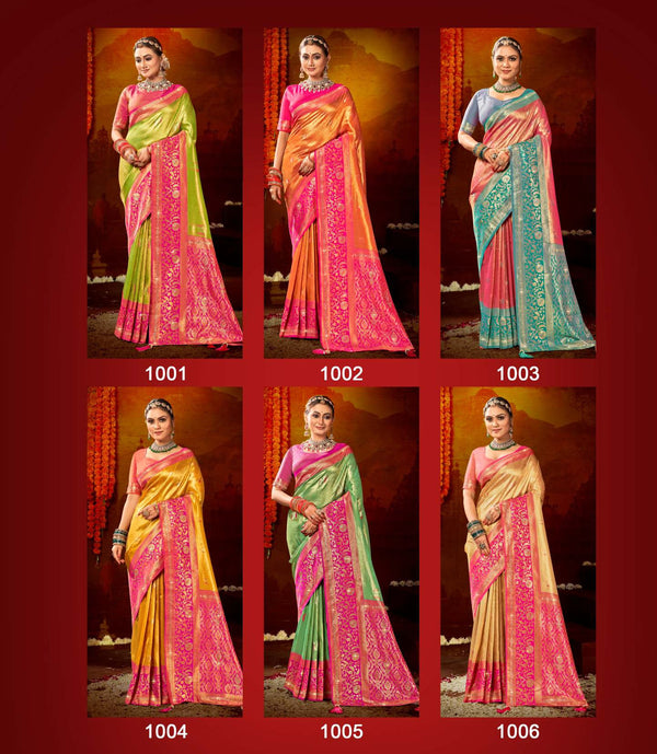 SANSKAAR SILK SWAROVSKI VOL-4 (6 PCS)