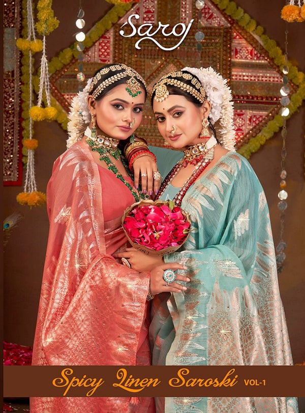 SPICY LINEN SAROSKI VOL-1 (6 PCS)