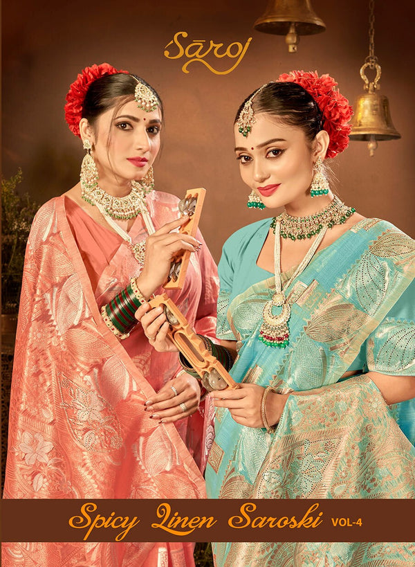 SPICY LINEN SAROSKI VOL-4 (6 PCS)