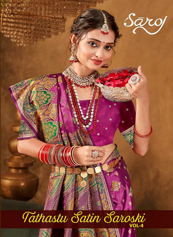 TATHASTU SATIN SAROSKI VOL-4 (6 PCS)