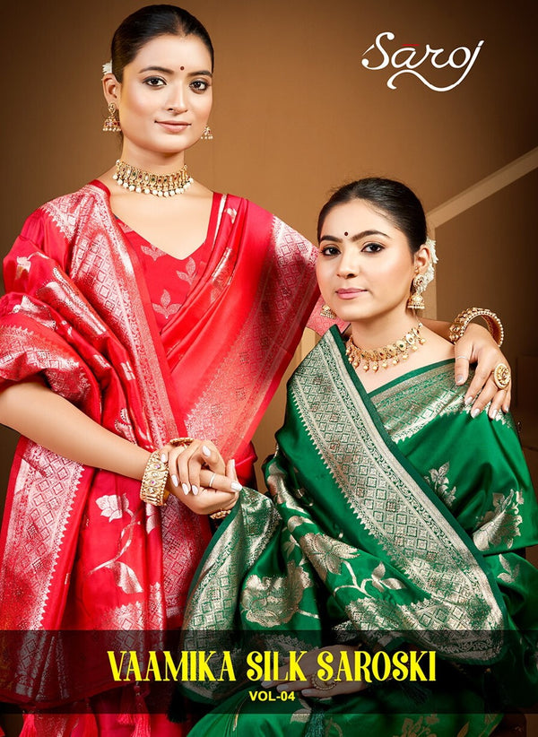 VAAMIKA SILK SWAROVSKI VOL-4 (6 PCS)
